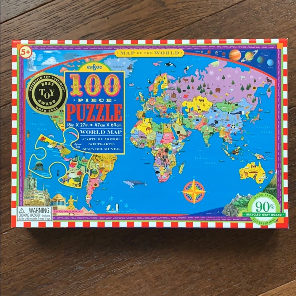 eeBoo 100 Piece Puzzle 🧩